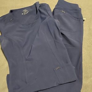 Cherokee Infinity Navy Blue Scrubs